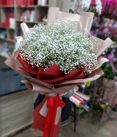 Букет цветов из: Гипсофила в Тимошкино