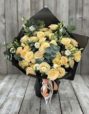 Букет цветов из:  Розы и Лизиантусы в Тимошкино