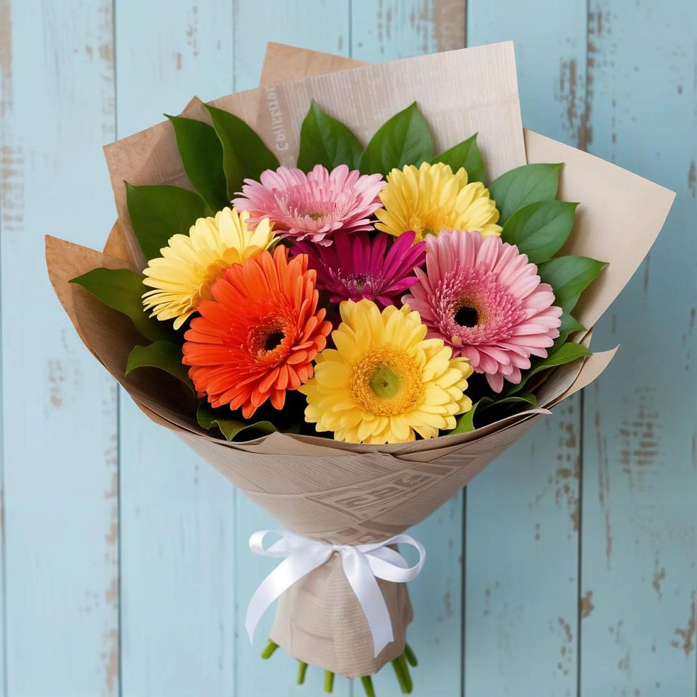 Букет цветов из: Герберы в Тимошкино