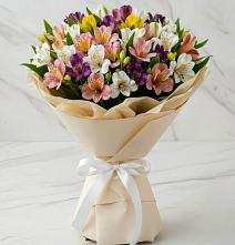 Букет цветов из:  Альстромерии в Тимошкино