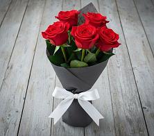 Букет 5 Красных роз Эдлесс Лав #REPLACE_PRED# Тимошкино