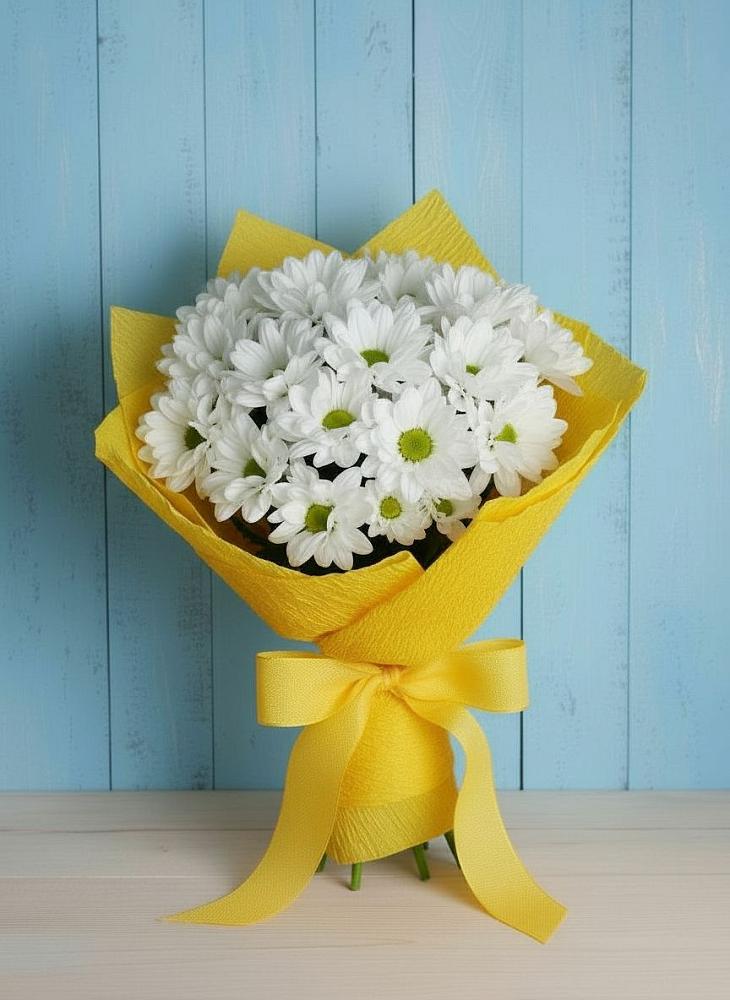 Букет цветов из: Хризантемы в Тимошкино