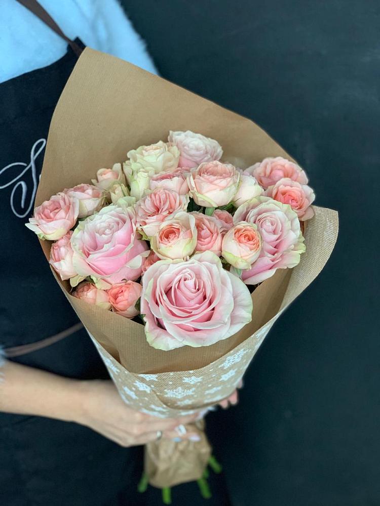 Букет цветов из: Хризантемы и Розы в Тимошкино