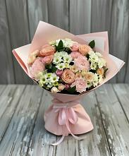 Букет цветов из:  Гвоздики, Розы и Хризантемы #REPLACE_PRED# Тимошкино