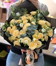 Букет цветов из:  Розы и Лизиантусы #REPLACE_PRED# Тимошкино