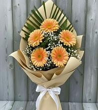 Букет цветов из:  Герберы в Тимошкино
